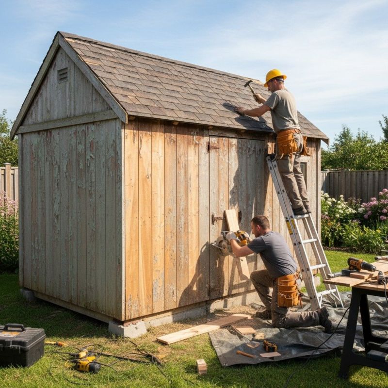 Storage Shed Assembly
