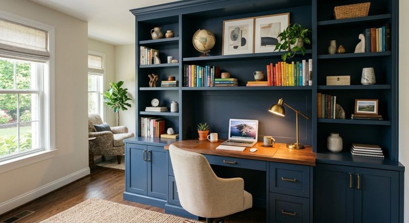 Built In Desk Installation in Woodbridge, VA