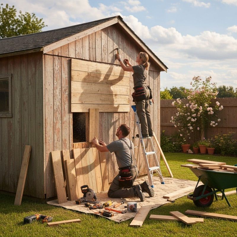 Storage Shed Assembly