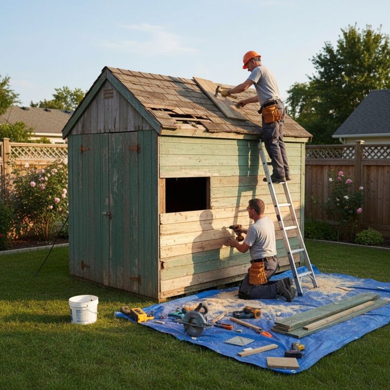 Shed Repair in Wilmington, NC