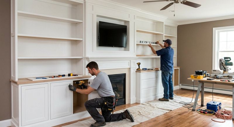Builtin Cabinets Installation in Charlotte, NC